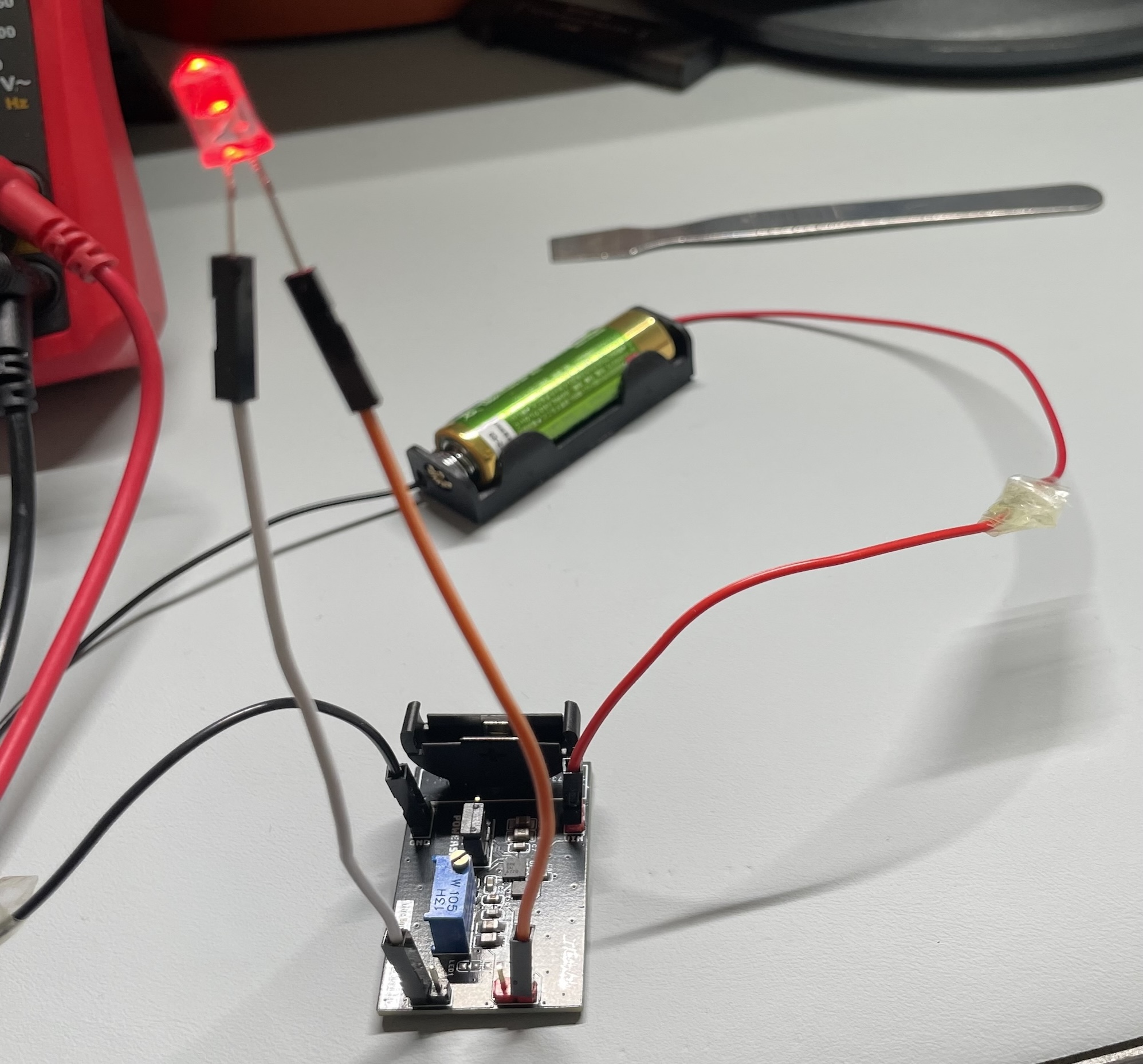 Boost Converter by 1.5V battery